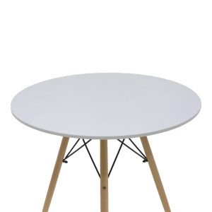 pak-200-001212-6 ΤΡΑΠΕΖΑΡΙΑ JULITA-PARKER PAKOWORLD ΣΕΤ 5ΤΕΜ MDF ΛΕΥΚΟ-ΠΟΔΙΑ ΦΥΣΙΚΟ Φ80X73ΕΚ