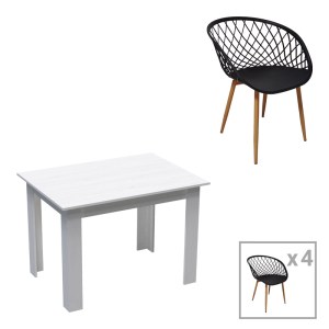 pak-200-001215 ΤΡΑΠΕΖΑΡΙΑ MANKA-PARKER PAKOWORLD ΣΕΤ 5ΤΕΜ ΣΕ ΛΕΥΚΗ ΑΠΟΧΡΩΣΗ 110X80X77ΕΚ