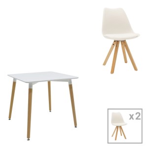 pak-200-001218 ΤΡΑΠΕΖΑΡΙΑ NATALI-CARON PAKOWORLD ΣΕΤ 3ΤΕΜ MDF ΛΕΥΚΟ-ΠΟΔΙΑ ΦΥΣΙΚΟ 80X80X76ΕΚ