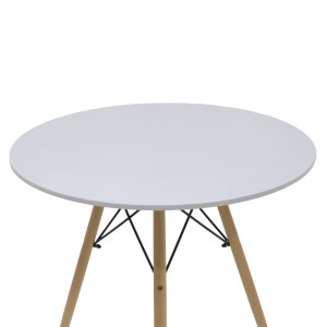 pak-200-001219-6 ΤΡΑΠΕΖΑΡΙΑ JULITA-CARON PAKOWORLD ΣΕΤ 5ΤΕΜ MDF ΛΕΥΚΟ-ΠΟΔΙΑ ΦΥΣΙΚΟ Φ80X73ΕΚ