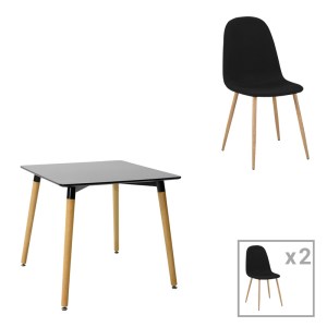 pak-200-001222 ΤΡΑΠΕΖΑΡΙΑ NATALI-BELLA PAKOWORLD ΣΕΤ 3ΤΕΜ MDF ΣΕ ΜΑΥΡΗ-ΦΥΣΙΚΗ ΑΠΟΧΡΩΣΗ 80X80X76CM