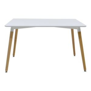 pak-200-001253-5 ΤΡΑΠΕΖΑΡΙΑ BELLA-NATALI PAKOWORLD ΣΕΤ 5ΤΕΜ MDF ΛΕΥΚΟ-ΠΟΔΙΑ ΦΥΣΙΚΟ 120X80X76ΕΚ