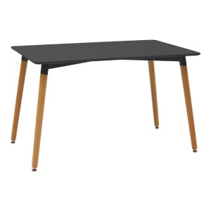 pak-200-001259-4 ΤΡΑΠΕΖΑΡΙΑ NATALI-NOOR PAKOWORLD ΣΕΤ 5ΤΕΜ  MDF ΜΑΥΡΟ-ΠΟΔΙΑ ΦΥΣΙΚΟ 120X80X76ΕΚ