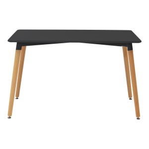 pak-200-001259-5 ΤΡΑΠΕΖΑΡΙΑ NATALI-NOOR PAKOWORLD ΣΕΤ 5ΤΕΜ  MDF ΜΑΥΡΟ-ΠΟΔΙΑ ΦΥΣΙΚΟ 120X80X76ΕΚ