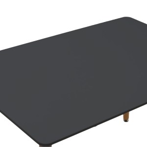 pak-200-001259-6 ΤΡΑΠΕΖΑΡΙΑ NATALI-NOOR PAKOWORLD ΣΕΤ 5ΤΕΜ  MDF ΜΑΥΡΟ-ΠΟΔΙΑ ΦΥΣΙΚΟ 120X80X76ΕΚ