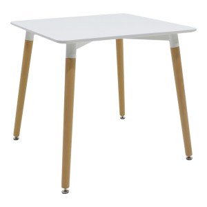 pak-200-001295-4 ΤΡΑΠΕΖΑΡΙΑ NATALI-NOOR PAKOWORLD ΣΕΤ 3ΤΕΜ  MDF ΛΕΥΚΟ-ΜΠΕΖ ΥΦΑΣΜΑ 80X80X76ΕΚ
