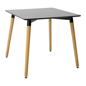 pak-200-001296-4 ΤΡΑΠΕΖΑΡΙΑ NATALI-NOOR PAKOWORLD ΣΕΤ 3ΤΕΜ  MDF ΜΑΥΡΟ-ΜΠΕΖ ΥΦΑΣΜΑ 80X80X76ΕΚ
