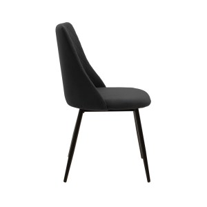 pak-200-001306-3 ΤΡΑΠΕΖΑΡΙΑ GUSTAS-GISELLE PAKOWORLD ΣΕΤ 5ΤΕΜ ΛΕΥΚΟ ΜΑΡΜΑΡΟΥ SINTERED STONE-ΒΕΛΟΥΔΟ ΜΑΥΡΟ 120X60X75ΕΚ