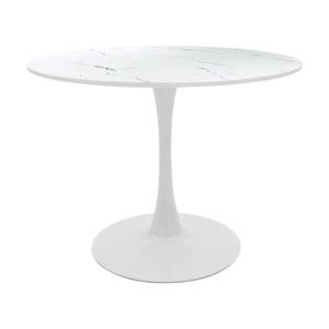pak-200-001403-4 ΤΡΑΠΕΖΑΡΙΑ BALOU-CARON ΣΕΤ 5ΤΕΜ PAKOWORLD PP-MDF ΣΕ ΛΕΥΚΗ-ΦΥΣΙΚΗ ΑΠΟΧΡΩΣΗ Φ100X73ΕΚ