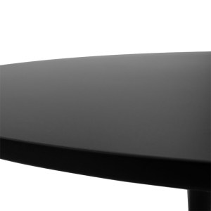 pak-200-001405-5 ΤΡΑΠΕΖΑΡΙΑ BALOU-PARKER PAKOWORLD ΣΕΤ 5ΤΕΜ ΜΑΥΡΟ Φ120X73ΕΚ