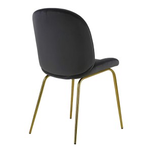 pak-200-001434-2 ΤΡΑΠΕΖΑΡΙΑ BALOU-MALEY PAKOWORLD ΣΕΤ 5ΤΕΜ MDF ΜΑΥΡΟ-ΒΕΛΟΥΔΟ ΑΝΘΡΑΚΙ Φ120X73ΕΚ