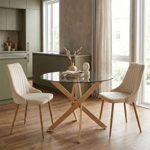 pak-200-001577 ΤΡΑΠΕΖΑΡΙΑ ΜΕ ΚΑΡΕΚΛΕΣ AZORI ΜΠΕΖ ΚΑΙ ΤΡΑΠΕΖΙ ANTORO ΓΥΑΛΙ Φ80X75ΕΚ ΣΕΤ 3ΤΕΜ