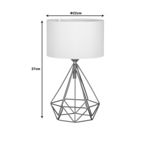 pak-202-000046-1 ΕΠΙΤΡΑΠΕΖΙΟ ΦΩΤΙΣΤΙΚΟ PWL-1080 PAKOWORLD Ε27 ΛΕΥΚΟ-ΧΡΥΣΟ Φ22X37ΕΚ