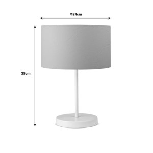 pak-202-000136-1 ΕΠΙΤΡΑΠΕΖΙΟ ΦΩΤΙΣΤΙΚΟ PWL-1077 PAKOWORLD Ε27 ΓΚΡΙ ΑΝΟΙΧΤΟ-ΛΕΥΚΟ Φ24X35ΕΚ