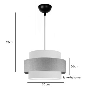 pak-202-000148-1 ΦΩΤΙΣΤΙΚΟ ΟΡΟΦΗΣ FOZY PAKOWORLD ΥΦΑΣΜΑ ΣΕ ΚΡΕΜΑ-ΦΥΣΙΚΟ ΑΠΟΧΡΩΣΗ Φ30X22ΕΚ