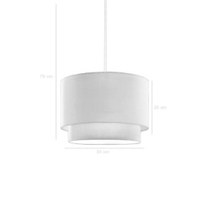 pak-202-000151-1 ΦΩΤΙΣΤΙΚΟ ΟΡΟΦΗΣ FERSA PAKOWORLD ΣΕ ΚΡΕΜ ΑΠΟΧΡΩΣΗ Φ30X20ΕΚ