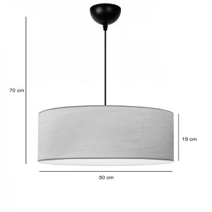 pak-202-000160-1 ΦΩΤΙΣΤΙΚΟ ΟΡΟΦΗΣ RUFIO PAKOWORLD Ε27 ΣΕ ΚΑΦΕ-ΚΡΕΜΑ ΑΠΟΧΡΩΣΗ Φ50X20ΕΚ