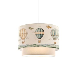 pak-202-000174 ΠΑΙΔΙΚΟ ΦΩΤΙΣΤΙΚΟ ΟΡΟΦΗΣ BALON PAKOWORLD ΣΕ ΚΡΕΜΑ ΑΠΟΧΡΩΣΗ Φ30X20ΕΚ