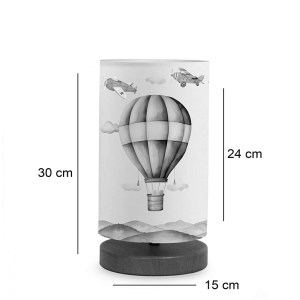 pak-202-000175-1 ΠΑΙΔΙΚΟ ΕΠΙΤΡΑΠΕΖΙΟ ΦΩΤΙΣΤΙΚΟ BALON PAKOWORLD ΠΟΛΥΧΡΩΜΟ Φ15X30ΕΚ