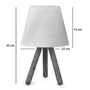 pak-202-000181-1 ΕΠΙΤΡΑΠΕΖΙΟ ΦΩΤΙΣΤΙΚΟ PWL-1071 PAKOWORLD Ε27 ΜΠΕΖ -ΚΑΡΥΔΙ Φ22X32ΕΚ