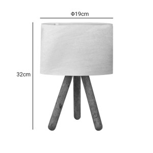 pak-202-000182-1 ΕΠΙΤΡΑΠΕΖΙΟ ΦΩΤΙΣΤΙΚΟ PWL-1071 Ι PAKOWORLD Ε27 ΜΠΕΖ -ΚΑΡΥΔΙ Φ19X32ΕΚ
