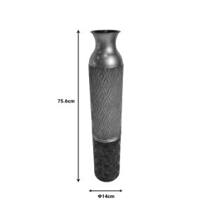 pak-209-000017-1 ΔΙΑΚΟΣΜΗΤΙΚΟ ΒΑΖΟ RAPTONAL INART ΜΕΤΑΛΛΟ ΠΟΛΥΧΡΩΜΟ Φ14X75.6ΕΚ