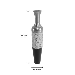 pak-209-000020-1 ΔΙΑΚΟΣΜΗΤΙΚΟ ΒΑΖΟ BALAN INART ΜΕΤΑΛΛΟ ΣΕ ΧΡΥΣΗ, ΜΑΥΡΗ ΚΑΙ ΛΕΥΚΗ ΑΠΟΧΡΩΣΗ Φ16.5X88.3ΕΚ