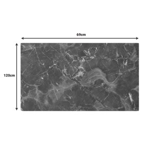 pak-215-000053-2 ΕΠΙΦΑΝΕΙΑ ΤΡΑΠΕΖΙΟΥ VERGIA PAKOWORLD HPL ΣΕ ΑΝΘΡΑΚΙ ΟΨΗΣ ΜΑΡΜΑΡΟΥ 69X120ΕΚ ΠΑΧΟΥΣ 12MM