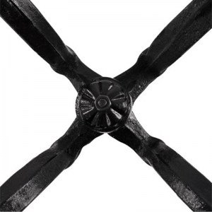 pak-217-000021-3 ΒΑΣΗ ΤΡΑΠΕΖΙΟΥ JEWEL PAKOWORLD ΜΕΤΑΛΛΙΚΗ ΤΕΤΡΑΝΥΧΗ ΜΑΥΡΗ 72ΕΚ