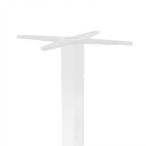 pak-217-000037-1 ΒΑΣΗ ΤΡΑΠΕΖΙΟΥ BAR STOFAN PAKOWORLD ΜΕΤΑΛΛΙΚΗ ΛΕΥΚΟ 45X45X108ΕΚ