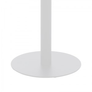 pak-217-000041-2 ΒΑΣΗ ΤΡΑΠΕΖΙΟΥ CLOSET PAKOWORLD ΜΕΤΑΛΛΙΚΗ ΛΕΥΚΗ Φ40X108ΕΚ