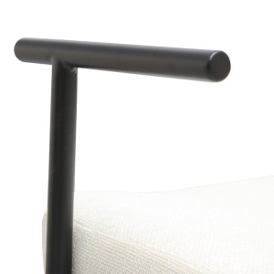pak-225-000058-5 ΚΑΡΕΚΛΑ ΕΠΙΣΚΕΠΤΗ VINDOR PAKOWORLD ΥΦΑΣΜΑ ΣΕ ΚΡΕΜ ΑΠΟΧΡΩΣΗ ΜΕ ΜΑΥΡΟ ΜΕΤΑΛΛΙΚΟ ΠΟΔΙ 65X68.5X79.5ΕΚ