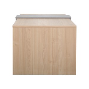 pak-225-000065-3 ΤΡΑΠΕΖΙ ΣΑΛΟΝΙΟΥ COZETO PAKOWORLD ΣΕ ΦΥΣΙΚΗ ΜΕ ΓΚΡΙ CEMENT ΑΠΟΧΡΩΣΗ 100X53X41.5ΕΚ