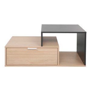 pak-225-000071-2 ΤΡΑΠΕΖΙ ΣΑΛΟΝΙΟΥ VOPLE PAKOWORLD ΣΕ ΦΥΣΙΚΗ ΜΕ ΑΝΘΡΑΚΙ ΑΠΟΧΡΩΣΗ 90X50X40ΕΚ