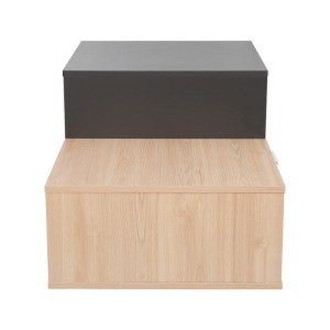 pak-225-000071-3 ΤΡΑΠΕΖΙ ΣΑΛΟΝΙΟΥ VOPLE PAKOWORLD ΣΕ ΦΥΣΙΚΗ ΜΕ ΑΝΘΡΑΚΙ ΑΠΟΧΡΩΣΗ 90X50X40ΕΚ
