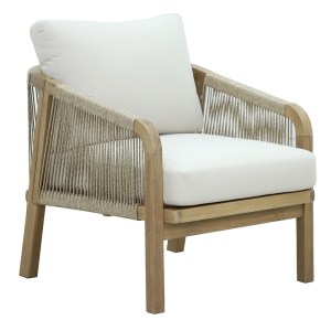 pak-228-000009 ΠΟΛΥΘΡΟΝΑ MALIBU LOUNGE PAKOWORLD ΜΑΣΙΦ ΜΑΣΙΦ ΞΥΛΟ ΑΚΑΚΙΑΣ-ΥΦΑΣΜΑ ΜΠΕΖ 79.5X68X68.5ΕΚ