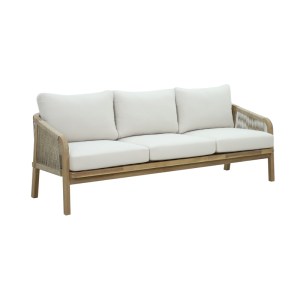 pak-228-000045-1 ΣΕΤ ΣΑΛΟΝΙΟΥ 4ΤΜΧ MALIBU I PAKOWORLD ΜΑΣΙΦ ΞΥΛΟ ΑΚΑΚΙΑΣ-ΜΠΕΖ ΥΦΑΣΜΑ