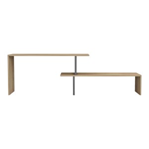 pak-230-000040-1 ΕΠΙΠΛΟ ΤΗΛΕΟΡΑΣΗΣ LILANT PAKOWORLD ΜΕΛΑΜΙΝΗΣ ΣΕ SONOMA ΑΠΟΧΡΩΣΗ ΚΑΙ ΜΑΥΡΟ ΜΕΤΑΛΛΟ 110-160X30X45ΕΚ