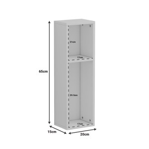 pak-230-000044-3 ΕΠΙΔΑΠΕΔΙΑ ΡΑΦΙΕΡΑ RACKS PAKOWORLD ΣΕ ΛΕΥΚΗ ΑΠΟΧΡΩΣΗ 20X15X65ΕΚ