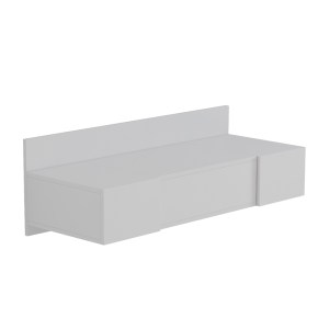 pak-230-000049-3 ΤΟΥΑΛΕΤΑ ΚΡΕΒΑΤΟΚΑΜΑΡΑΣ PALTAR PAKOWORLD ΚΡΕΜΑΣΤΗ ΜΕ ΚΑΘΡΕΠΤΗ ΣΕ ΛΕΥΚΗ ΑΠΟΧΡΩΣΗ 100X39.1X33ΕΚ