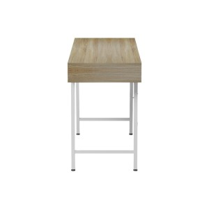 pak-230-000060-2 ΓΡΑΦΕΙΟ ΕΡΓΑΣΙΑΣ KOMO PAKOWORLD ΣΕ SONOMA-ΛΕΥΚΗ ΑΠΟΧΡΩΣΗ ΜΕ ΛΕΥΚΑ ΜΕΤΑΛΛΙΚΑ ΠΟΔΙΑ 120X48X76ΕΚ