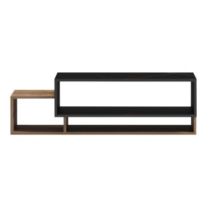 pak-230-000066-2 ΤΡΑΠΕΖΙ ΣΑΛΟΝΙΟΥ DEKOST PAKOWORLD ΣΕ OAK ΜΕ ΜΑΥΡΟ ΜΑΡΜΑΡΟΥ ΑΠΟΧΡΩΣΗ 105X50X32ΕΚ