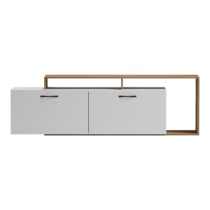 pak-230-000070-2 ΕΠΙΠΛΟ ΤΗΛΕΟΡΑΣΗΣ TOBLER PAKOWORLD ΣΕ OAK- ΛΕΥΚΗ ΑΠΟΧΡΩΣΗ 170X40X53ΕΚ