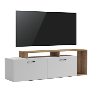 pak-230-000070 ΕΠΙΠΛΟ ΤΗΛΕΟΡΑΣΗΣ TOBLER PAKOWORLD ΣΕ OAK- ΛΕΥΚΗ ΑΠΟΧΡΩΣΗ 170X40X53ΕΚ