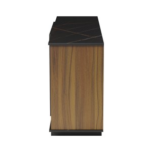 pak-230-000073-4 ΜΠΟΥΦΕΣ ZAFORE  PAKOWORLD ΣΕ ΚΑΡΥΔΙ ΑΠΟΧΡΩΣΗ ΜΕ ΜΑΥΡΟ ΜΑΡΜΑΡΟΥ 180X45X80ΕΚ