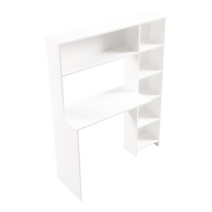 pak-230-000081-3 ΓΡΑΦΕΙΟ ΜΕ ΒΙΒΛΙΟΘΗΚΗ JANSON PAKOWORLD ΣΕ ΛΕΥΚΗ ΑΠΟΧΡΩΣΗ 113.2X40X141.8ΕΚ
