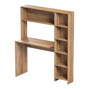 pak-230-000082-3 ΓΡΑΦΕΙΟ ΜΕ ΒΙΒΛΙΟΘΗΚΗ JANSON PAKOWORLD ΣΕ OAK ΑΠΟΧΡΩΣΗ 113.2X40X141.8ΕΚ