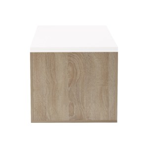pak-230-000086-4 ΤΡΑΠΕΖΙ ΣΑΛΟΝΙΟΥ EXTERA PAKOWORLD ΕΠΕΚΤΕΙΝΟΜΕΝΟ ΣΕ ΛΕΥΚΗ-SONOMA ΑΠΟΧΡΩΣΗ 100-160X50X45ΕΚ