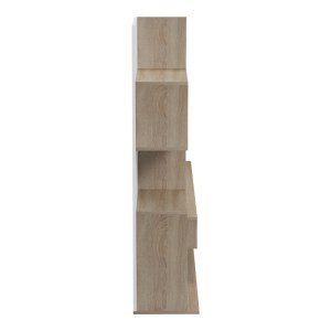 pak-230-000101-4 ΕΠΙΠΛΟ ΤΗΛΕΟΡΑΣΗΣ ΜΕ ΒΙΒΛΙΟΘΗΚΗ CAZENDA PAKOWORLD ΣΕ SONOMA ΜΕ ΛΕΥΚΗ ΑΠΟΧΡΩΣΗ 160X29X126ΕΚ