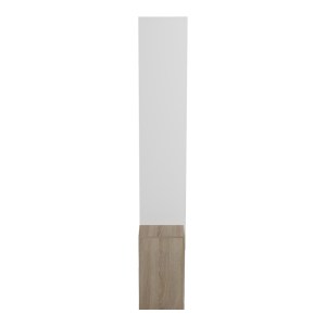 pak-230-000102-5 ΣΥΝΘΕΤΟ ΣΑΛΟΝΙΟΥ LEGANTO PAKOWORLD ΣΕ SONOMA ΜΕ ΛΕΥΚΗ ΑΠΟΧΡΩΣΗ 220.5X35X197.5ΕΚ
